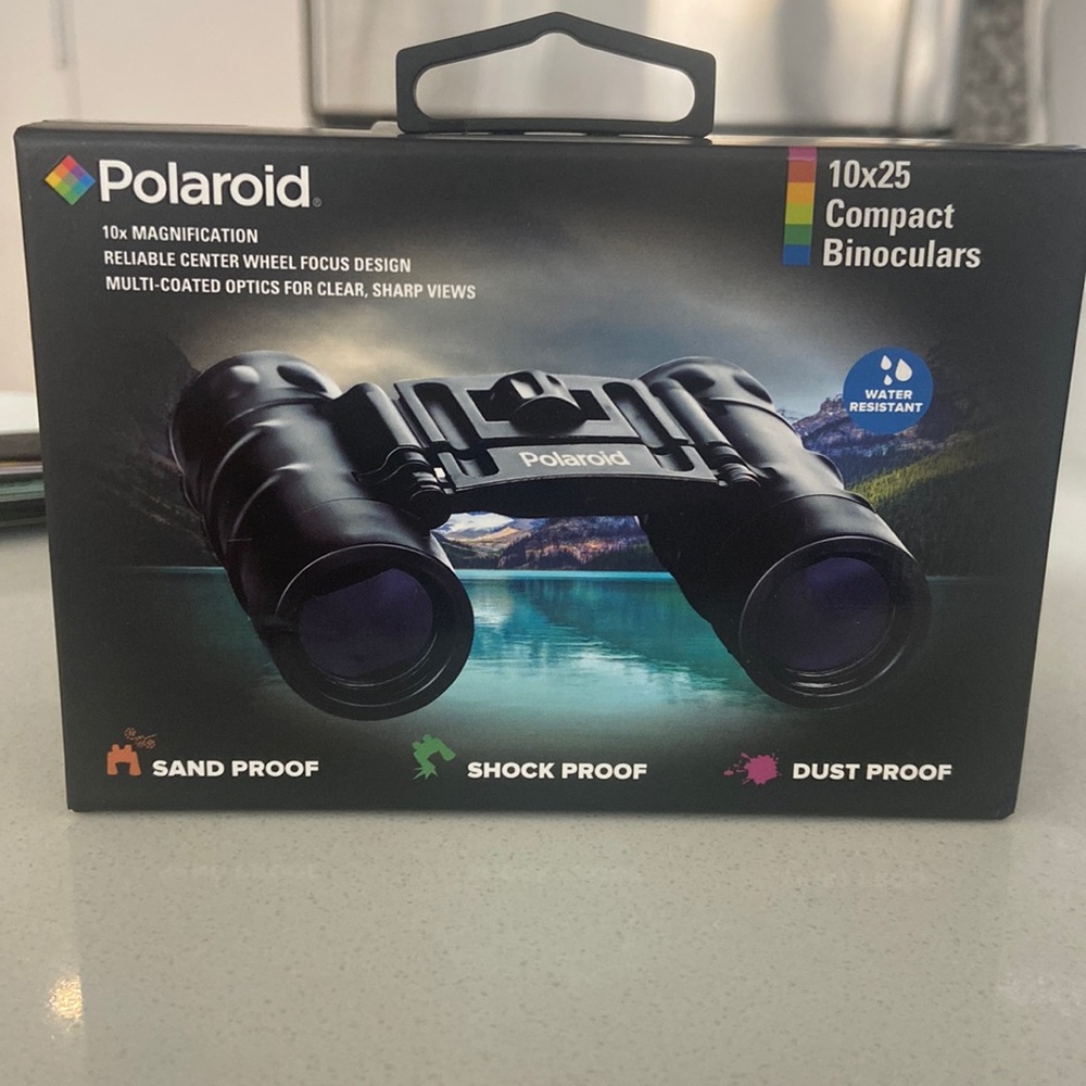 NEW Polaroid 10x25 compact binoculars